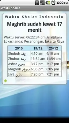 Waktu Shalat android App screenshot 2